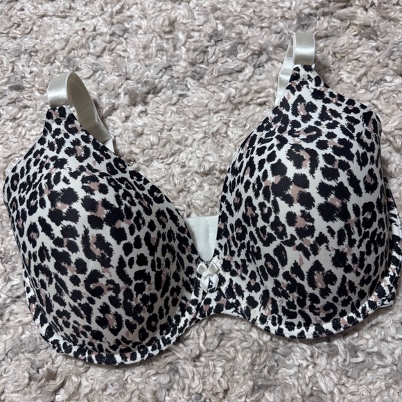 Maidenform‎ bra 34DD women's EUC leopard print tshirt bra everyday comfort - Picture 4 of 5